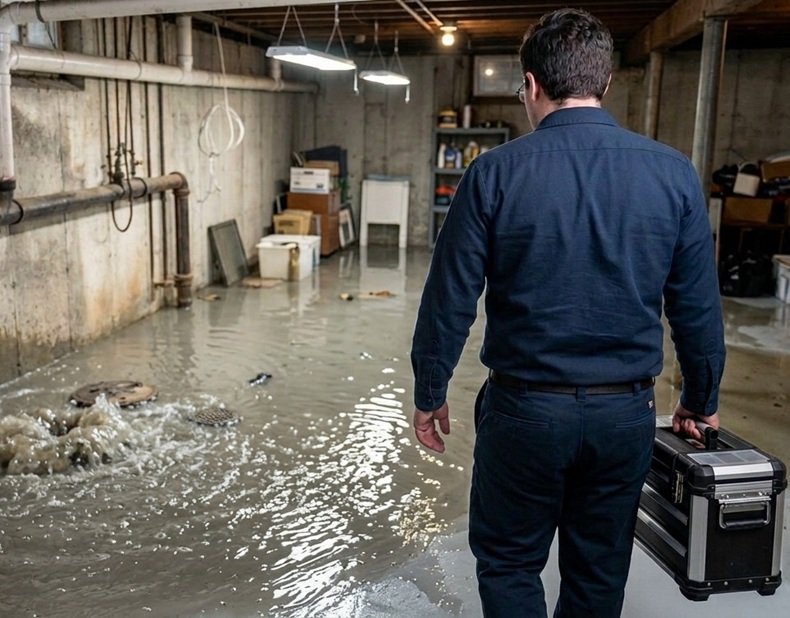 Home refoulement d'egout plomberie bernard brouillette