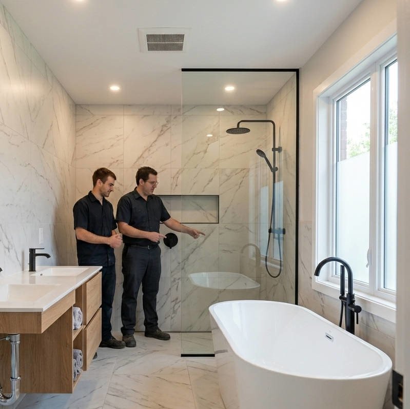 Home renovation de salle de bain plomberie